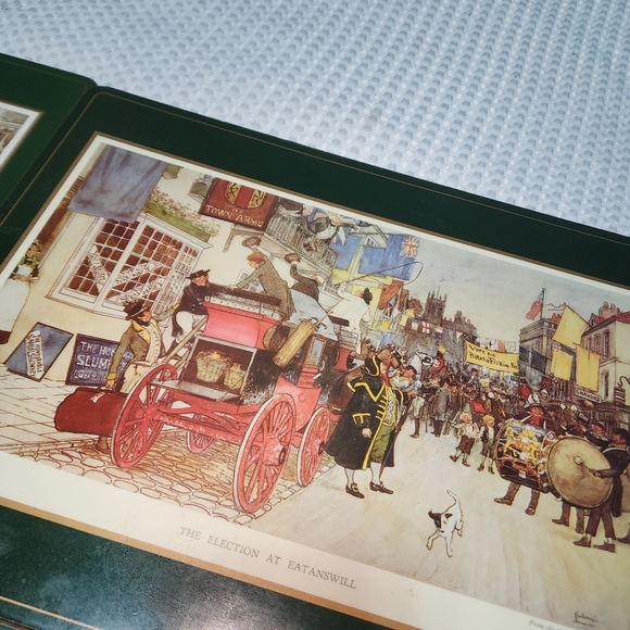 PIMPERNEL EUC SET OF 4 HARD CORK BACKED PLACEMATS TABLEWARE MADE IN ENGLAND - Picture 4 of 11